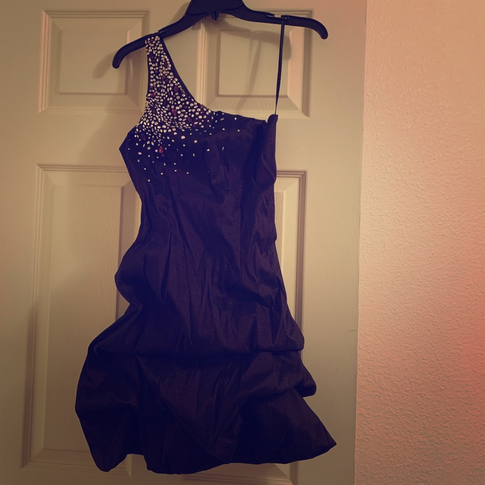 Purple homecoming dress